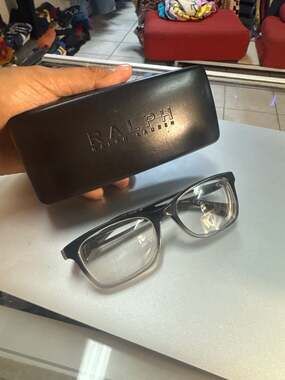 Ralph Lauren Crystal Fade Square glasses w case